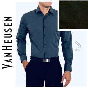 van heusen mens dress shirts slim fit